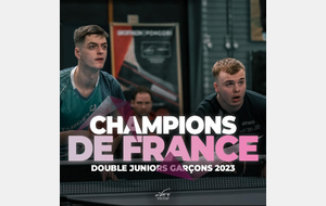 Championnat de France juniors 2023 à Toulouse :Thibault double médaillé 