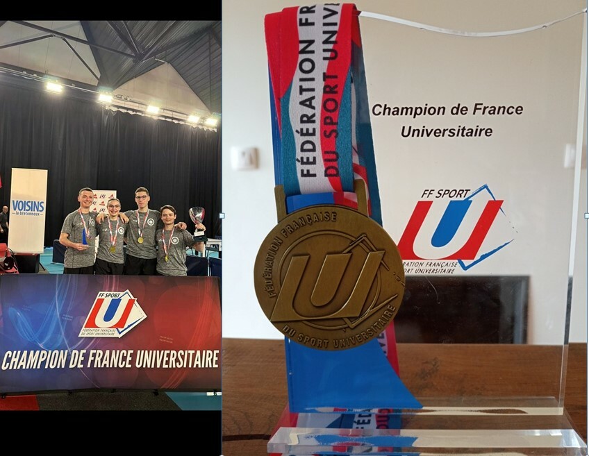 Championnats de France Universitaire : Louis et Martin raflent les médailles