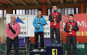 Martin en bronze aux Internationaux jeunes d Alsace