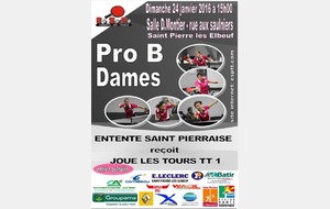 PRO B Dames 1ere journée retour à domicile