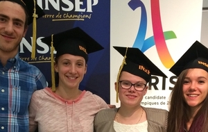 DIPLOMES  à l ' INSEP : BRAVO STEPHANIE