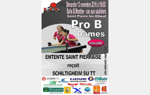 PRO B Dames 5eme journée 2016/2017 à domicile