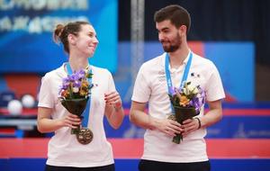 Minsk 2019 : bronze pour Laura en doubles mixtes
