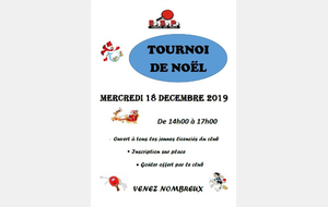 Tournoi de Noel 2019