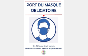 PORT DU MASQUE OBLIGATOIRE