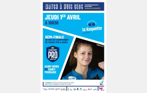 1/2 finale retour Pro Dames