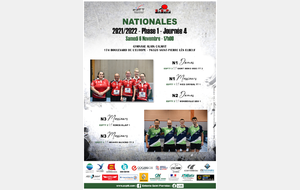 J4 Nationales et Prénationales à domicile le 06/11/2021