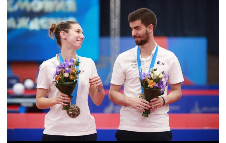 Minsk 2019 : bronze pour Laura en doubles mixtes
