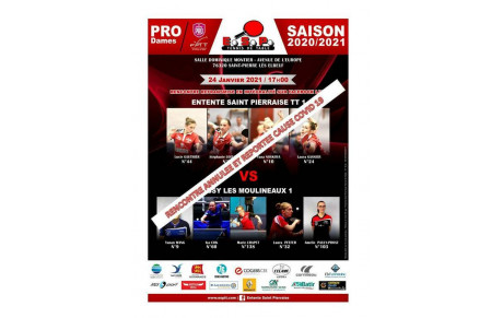 Pro Dames J7 sur Facebook Live annulée cause COVID