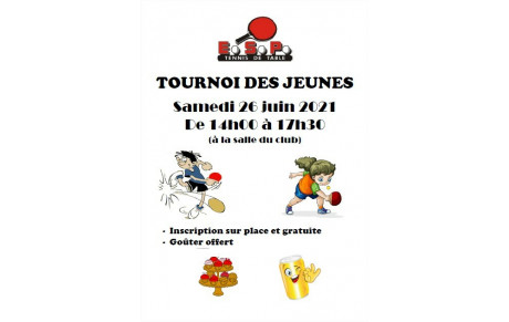 Tournoi réservé aux jeunes
