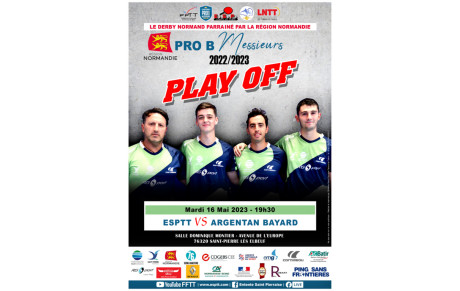 PRO B Messieurs : dernière rencontre de Play Off ESPTT reçoit Argentan